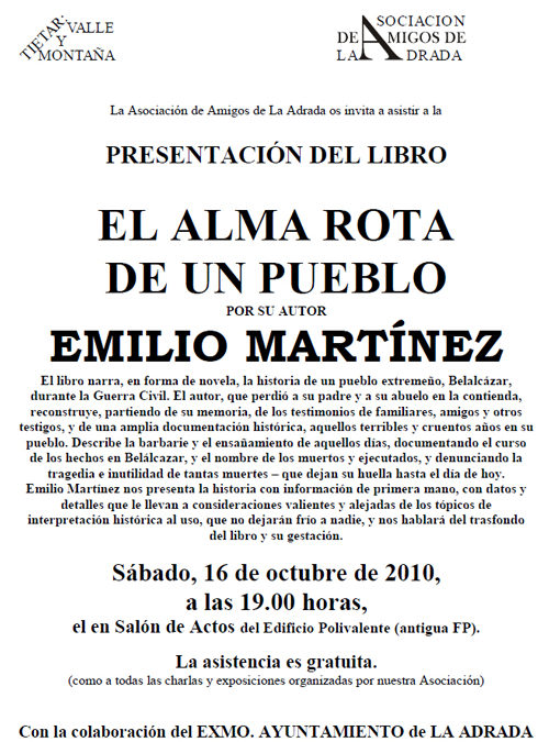 Presentación de un libro