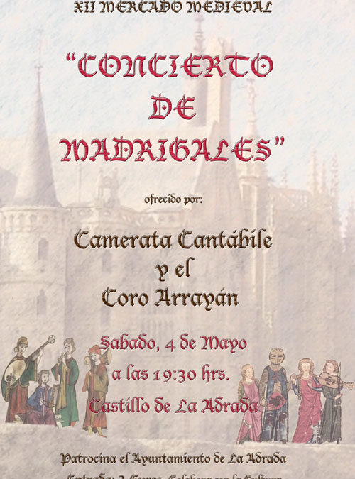 Concierto de Madrigales, La Adrada 2013