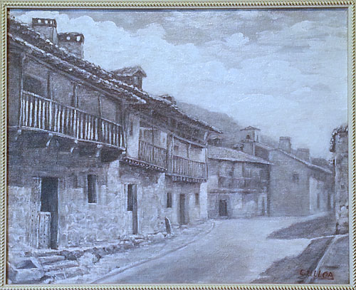 Calle típica de Piedralaves de Elena Ulloa (Mención especial)