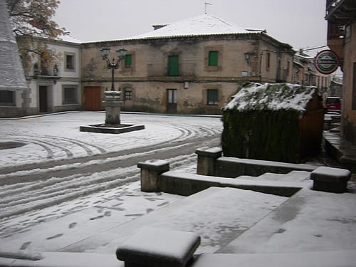 Nieve en La Adrada